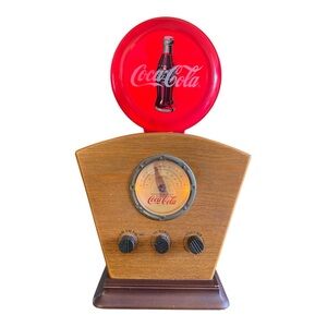 COCA-COLA Vintage The Red Disc Icon AM/FM Radio Tested (1997)
